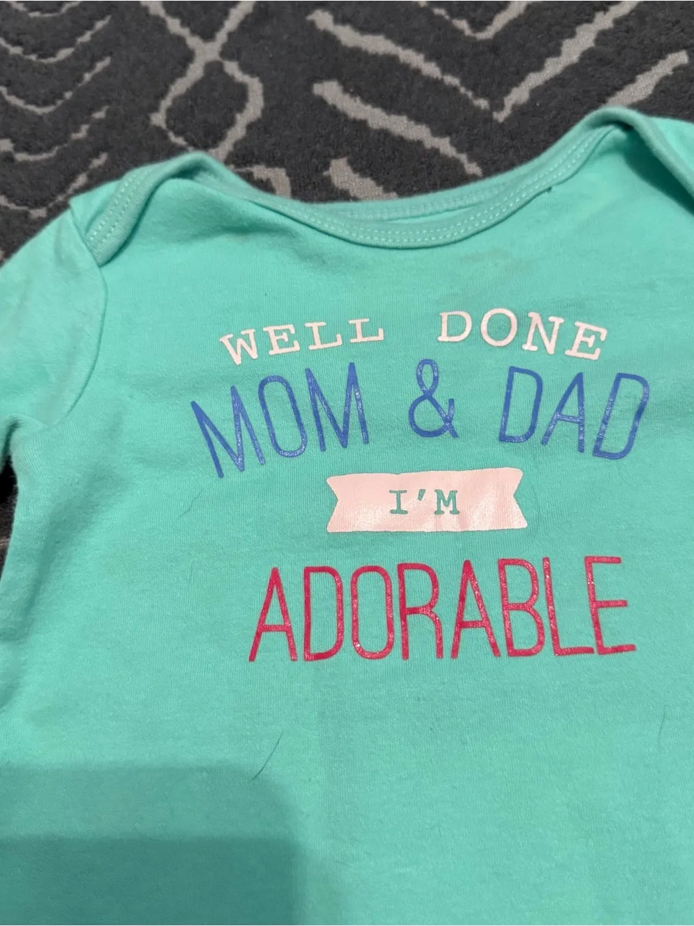 Baby girl onesie set